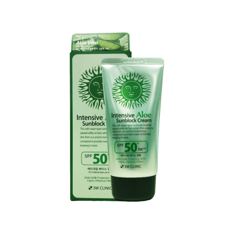 Intensive Aloe Sunblock Cream SPF50+ PA+++
