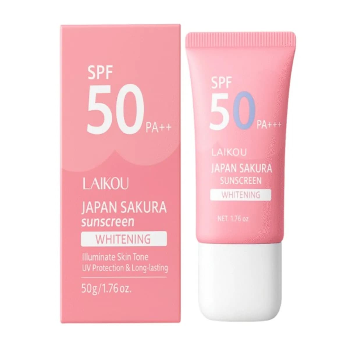 Japan Sakura Sunscreen Whitening SPF50 PA+++